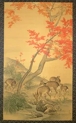 Deer under a Maple Tree